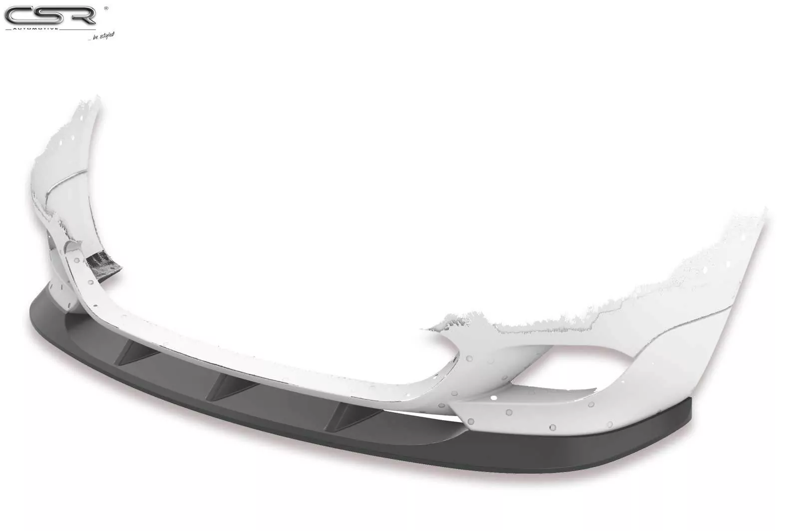 Cup-Spoilerlippe mit ABE für BMW 5er E60 / E61 CSL361-M Carbon Look (matt)