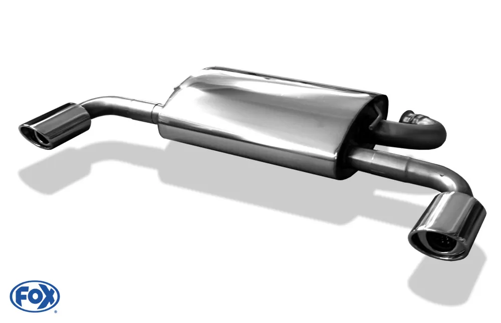 Mitsubishi Outlander CWO - Bj. ab 06`  Endschalldämpfer quer Ausgang rechts/links - 115x85 Typ 33 rechts/links