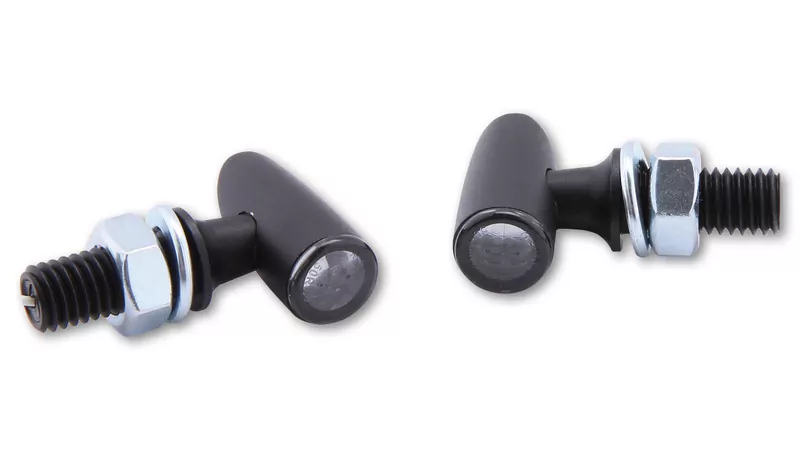 HIGHSIDER pro Proton One LED Rück-, Bremslicht, Blinker Schwarz/Getönt 3in1, E-Geprüft (Paar)