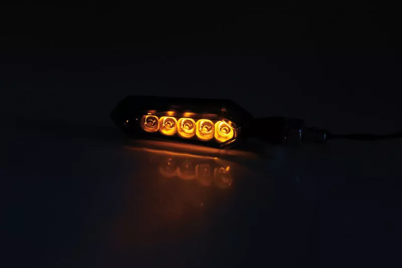 SHIN YO LED Sequenz-Blinker Sora Schwarz getöntes Glas