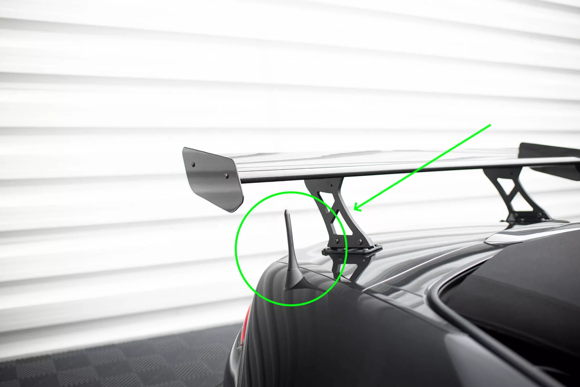 Carbon Spoiler With Internal Brackets Uprights  Mazda MX-5 ND (Mk4)