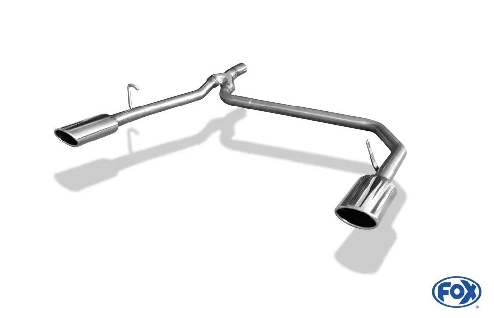 Mercedes A-Klasse 168  Endrohrsystem rechts/links für original Endschalldämpfer - 106x71 Typ 32 rechts/links