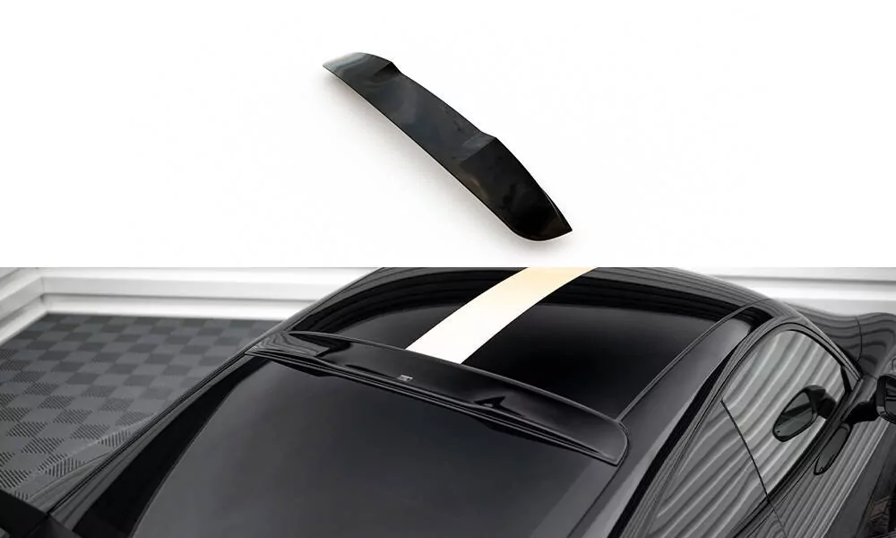 Heckscheiben Spoiler Für Porsche 911 992 GT3 Schwarz Hochglanz