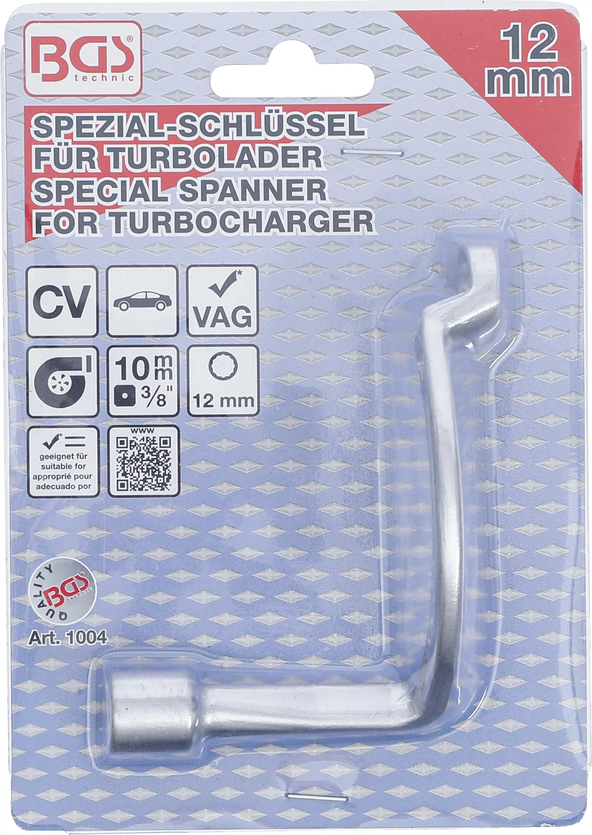 Spezial-Schlüssel für Turbolader, Zwölfkant | für VW, Audi | SW 12 mm