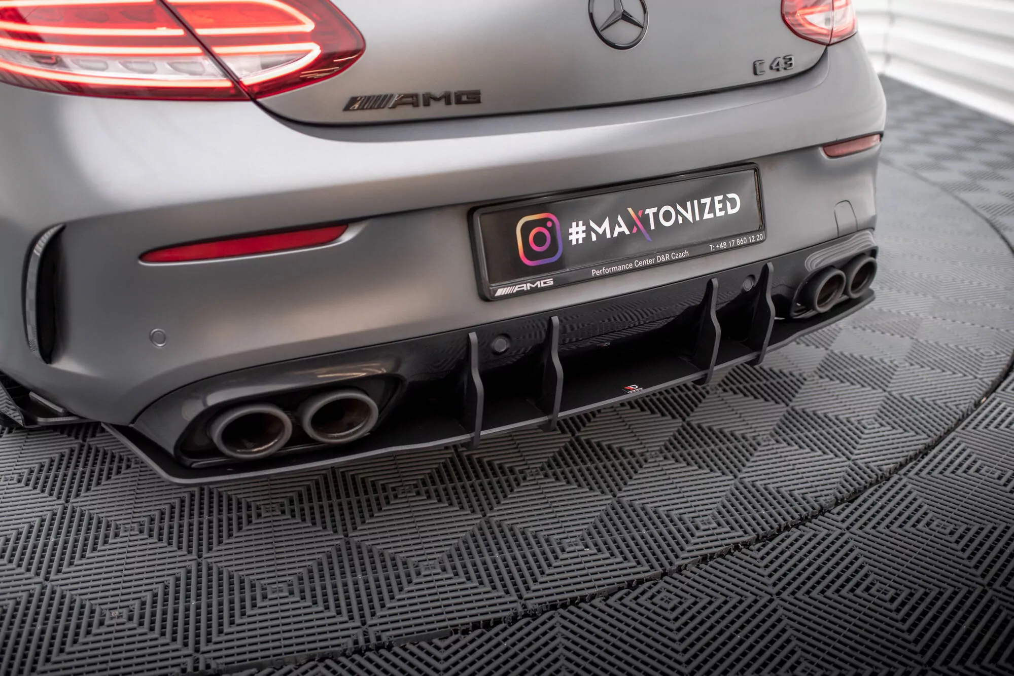 Street Pro Heckschürze Für Mercedes-AMG C43 Coupe / Cabrio C205  Facelift / A205 Facelift