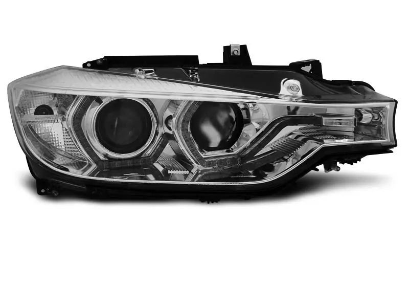 HEADLIGHTS ANGEL EYES LED DRL CHROME fits BMW F30/F31 10.11 - 05.15 