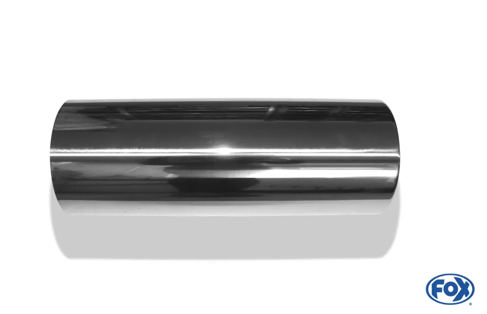 Anschweißendrohr Typ 13  Ø 114 mm / Länge: 300 mm - rund / eingerollt / gerade / mit Absorber