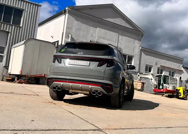 Hyundai Tucson NX4 - 4x2 & 4x4  Endschalldämpfer - 2x115x85 Typ 32 rechts/links