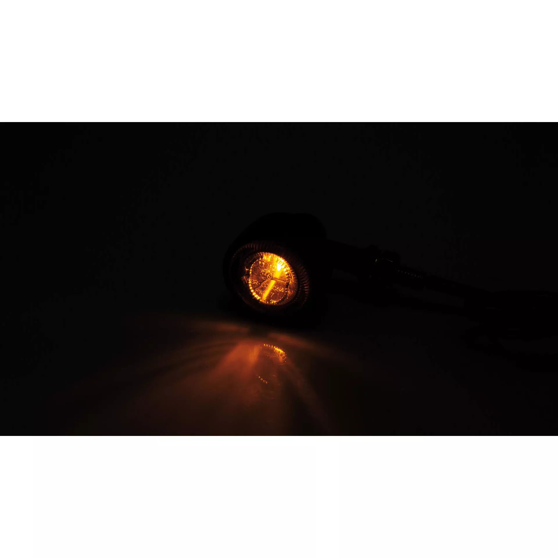 HIGHSIDER Pro Classic-X1 LED Indicator Gehäuse  Silber / Linse Rauchgrau (Paar), Vorn & Hinten