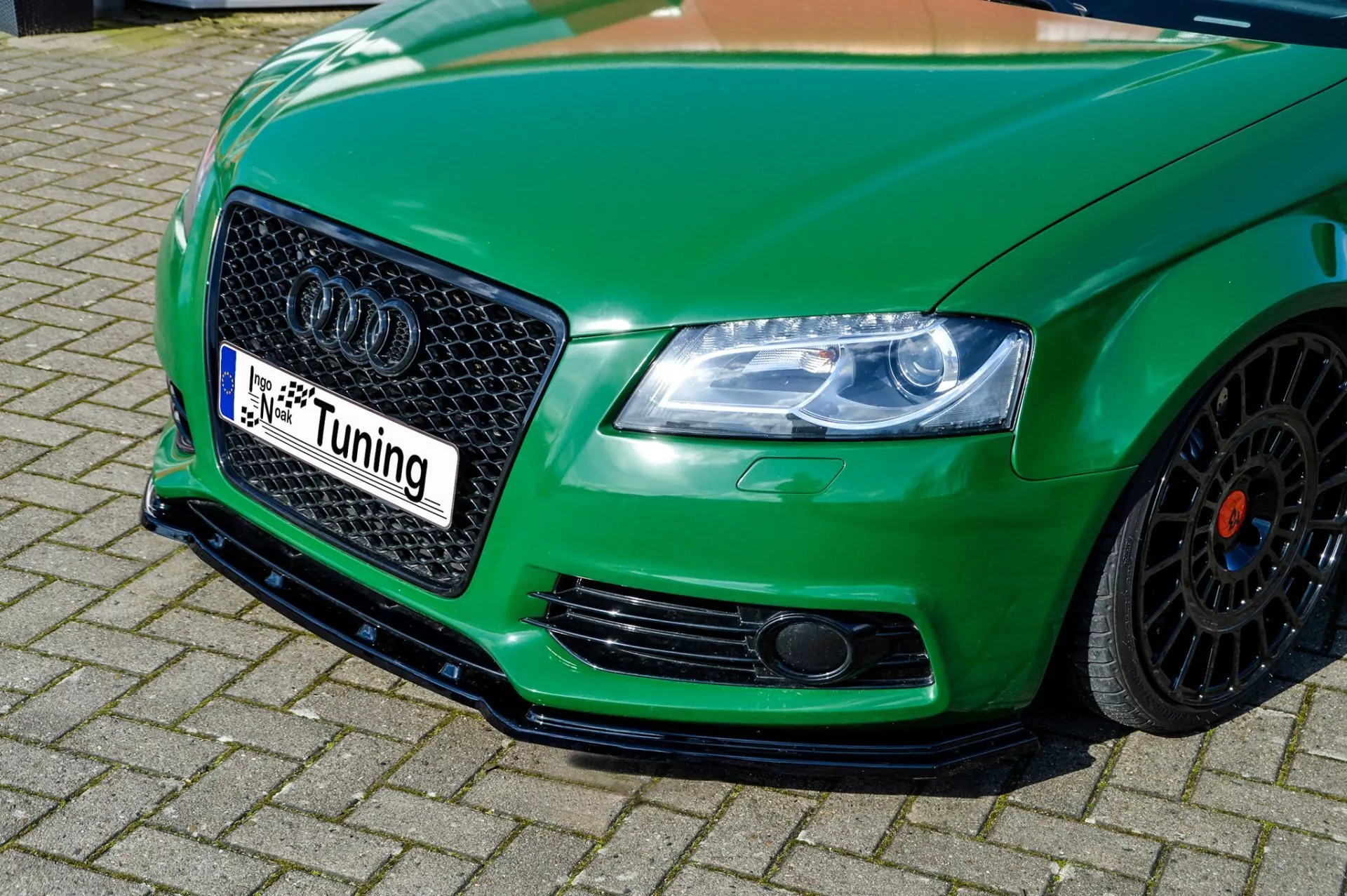 Cup Frontspoilerlippe für Audi A3 8P S-Line Facelift Bj. 2008-2012