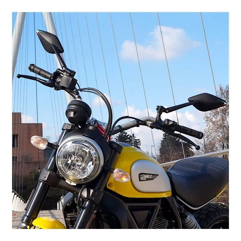 FAR Lenkerspiegel Viper Freeway | 7635 7636 | E-geprüft | M8, M10x1.25