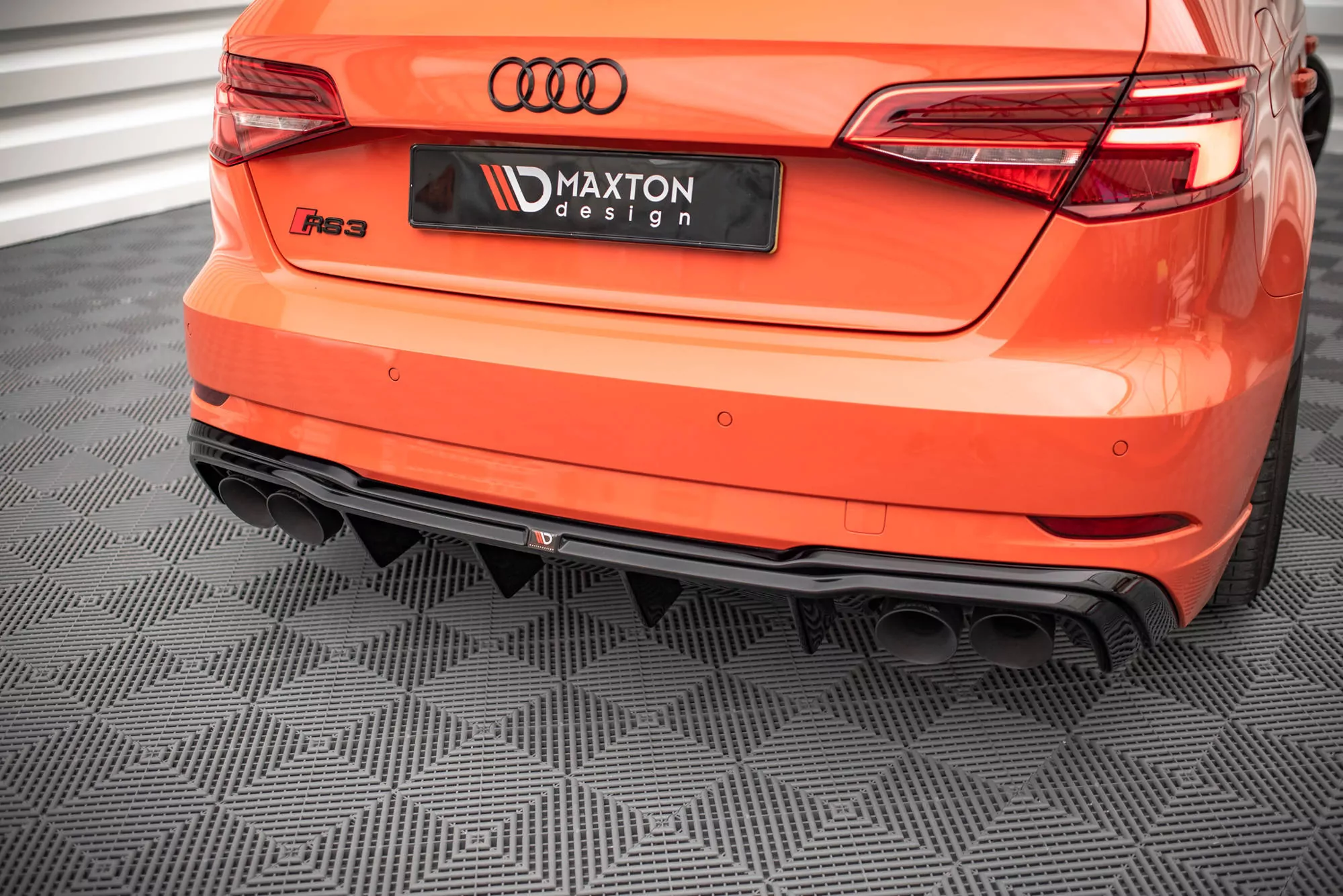Diffusor Heck Ansatz V.2 Für Audi RS3 Sportback 8V Facelift