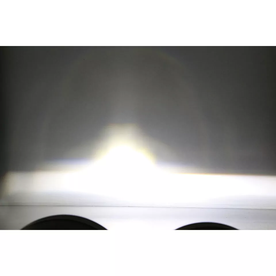 HIGHSIDER smart Scheinwerfer Twin LED Schwarz Seitliche Befestigung, E-Geprüft (1Stck)