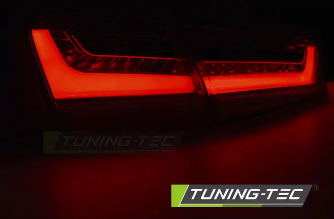 Led Tail Lights Red White Fits Audi A6 C7 11-10.14