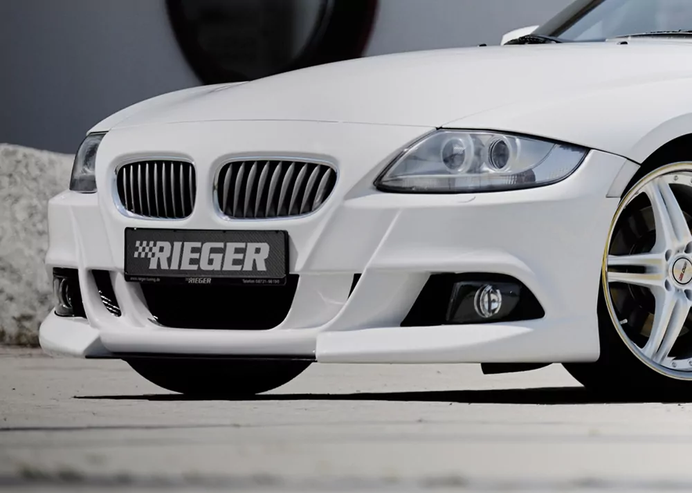 Rieger Spoilerstoßstange für BMW Z4 (E85) - Roadster 01.06-03.09 (ab Facelift) carbon optik