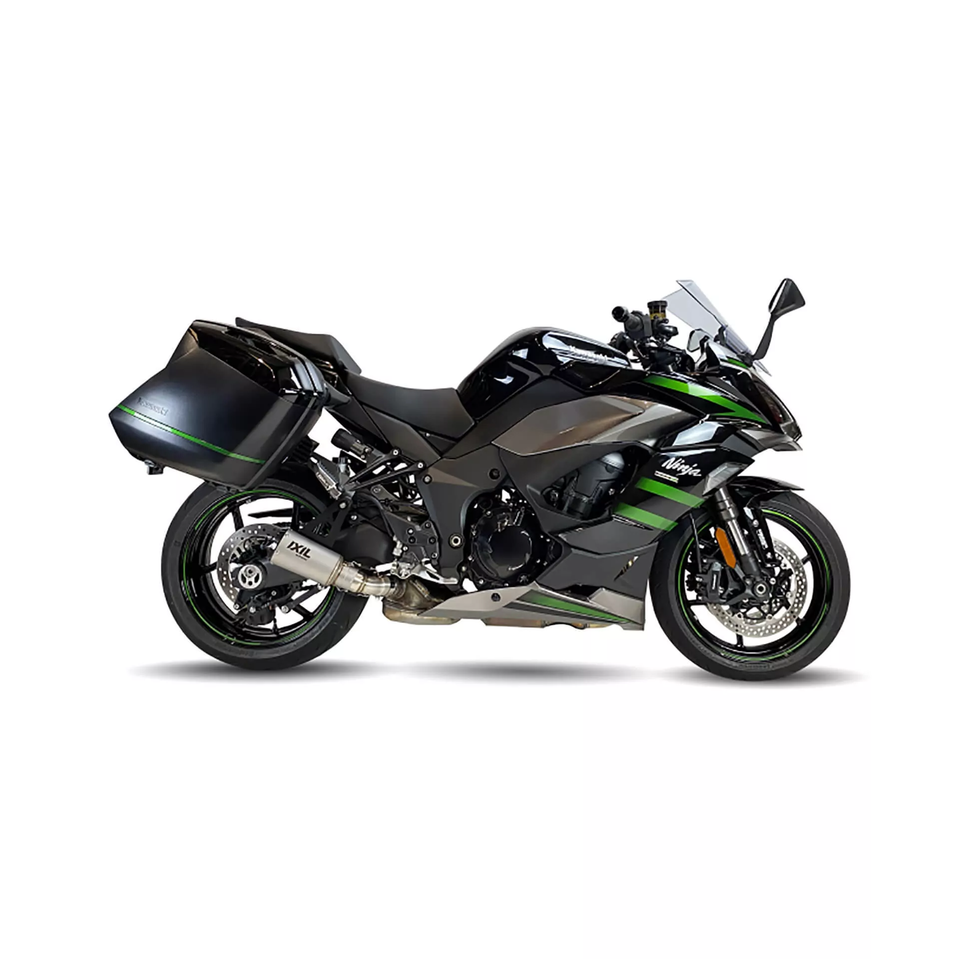 IXIL RC Silencer Stainless Steel / Carbon - Kawasaki Ninja 1000 SX - CK7294RC