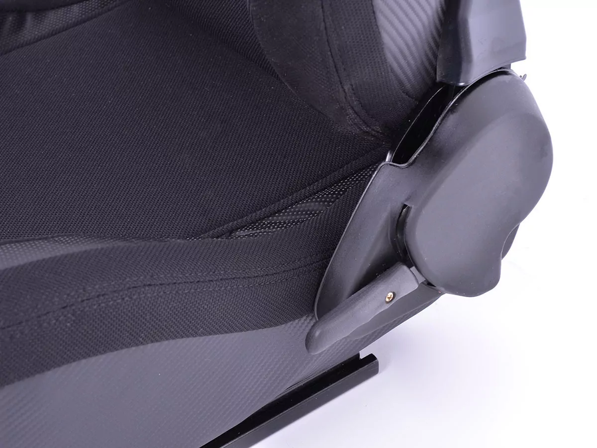 FK Sportsitze Auto Halbschalensitze Set Köln Kunstleder/Stoff schwarz