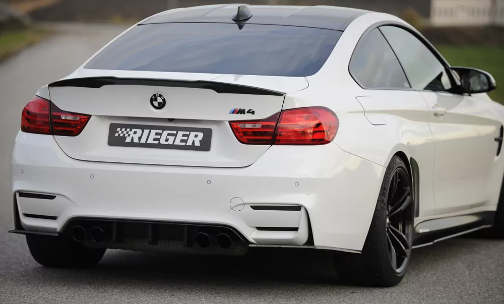 Carbon Heckschürzenansatz rechts für BMW 4er F82 M4 (M3) Coupé 01.14-