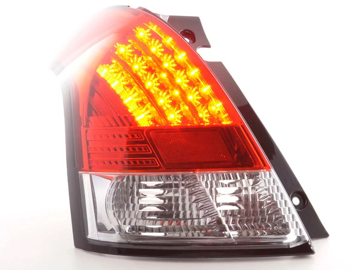 LED Rückleuchten Set Suzuki Swift Typ MZ Bj. 05- klar/rot