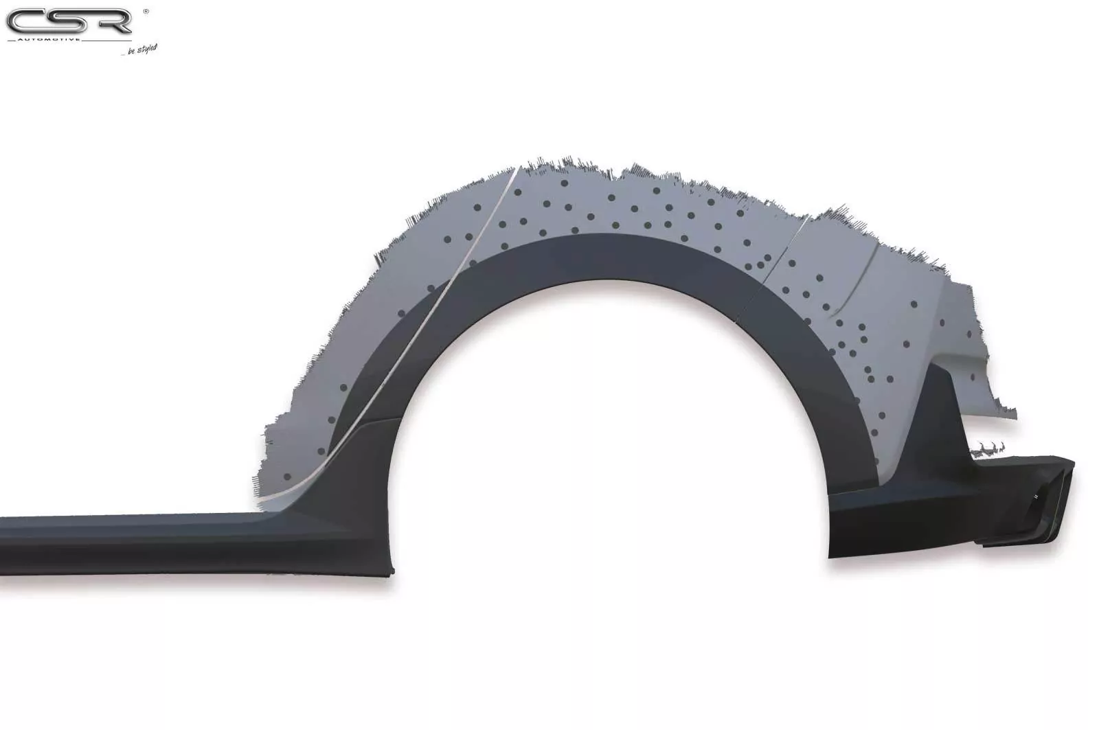 Kotflügelverbreiterung hinten für Hyundai I30 N VB026