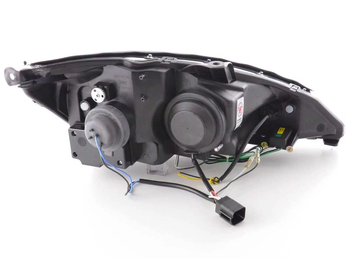 Scheinwerfer Set Daylight LED TFL-Optik Ford Focus 3/4/5-trg. Bj. 98-01 chrom