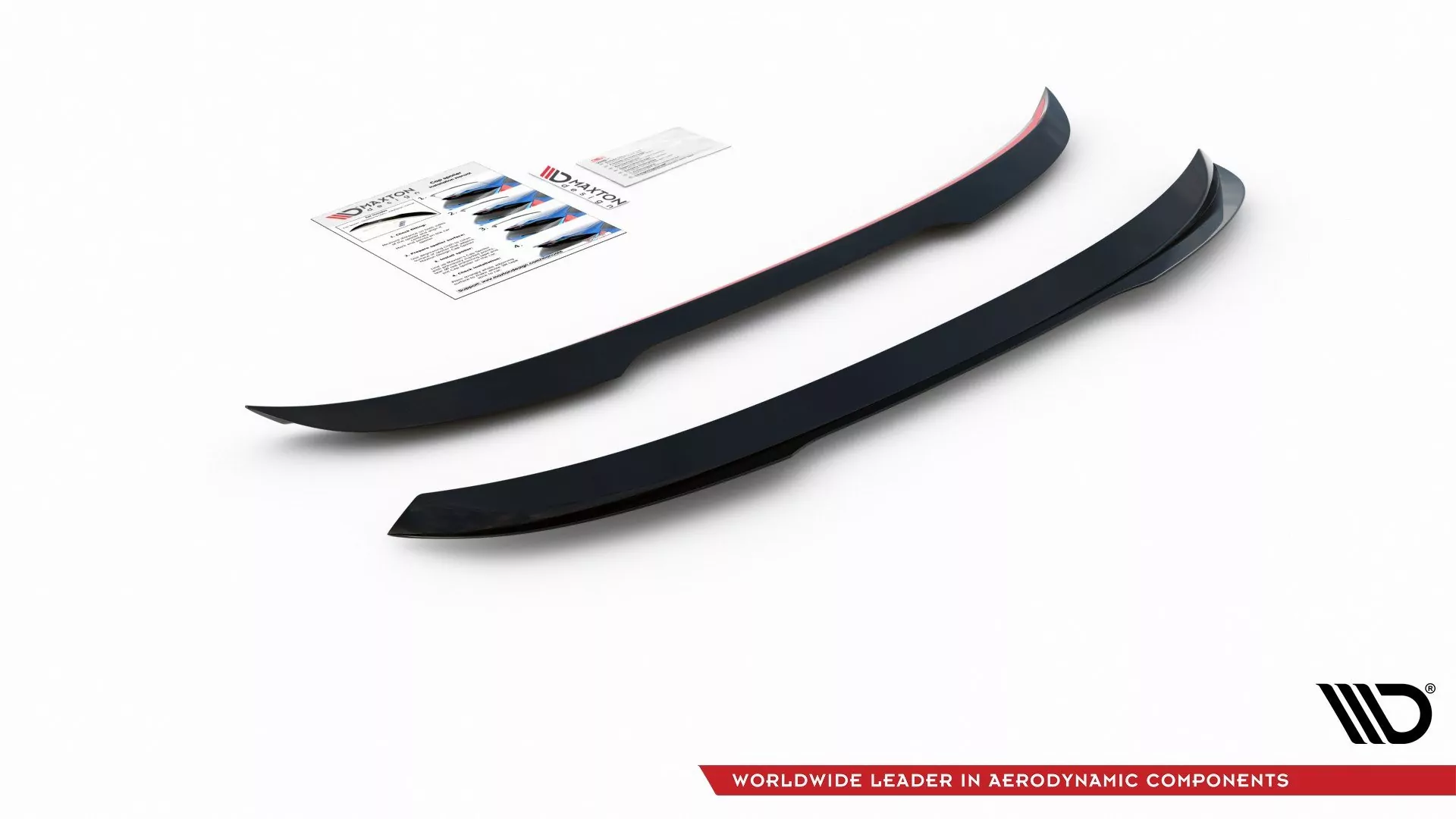 Spoiler CAP Für Skoda Octavia Standard / RS Mk4 Combi Schwarz Hochglanz