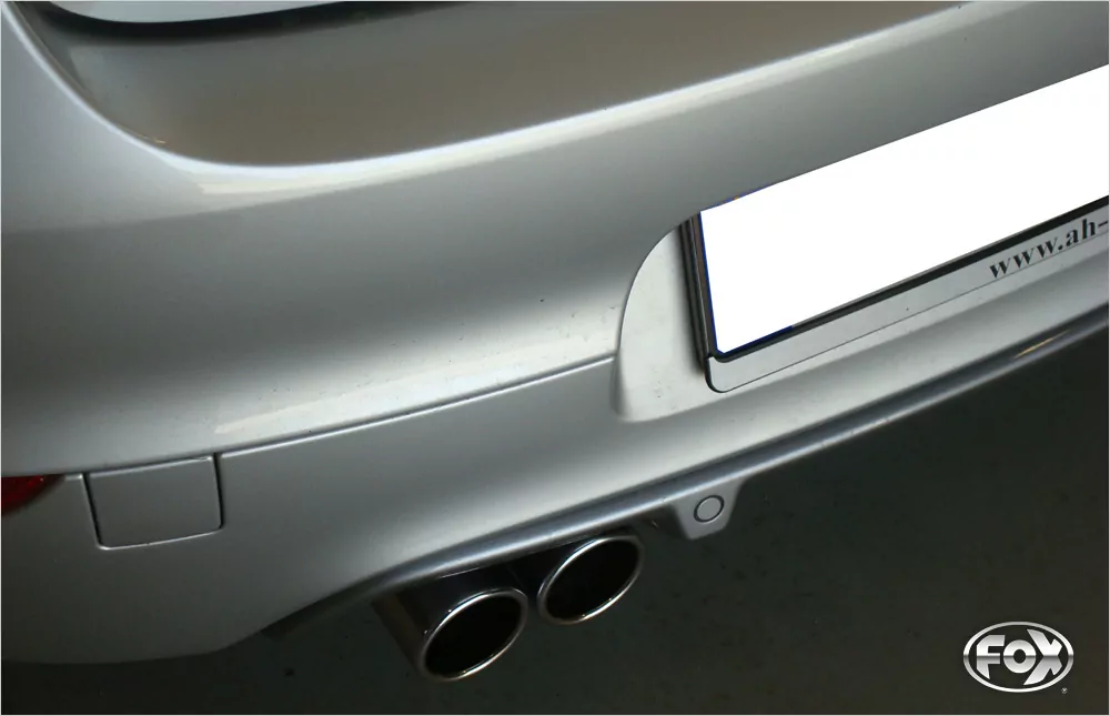 Renault Megane III Schrägheck/ Coupe  Endschalldämpfer - 2x80 Typ 12