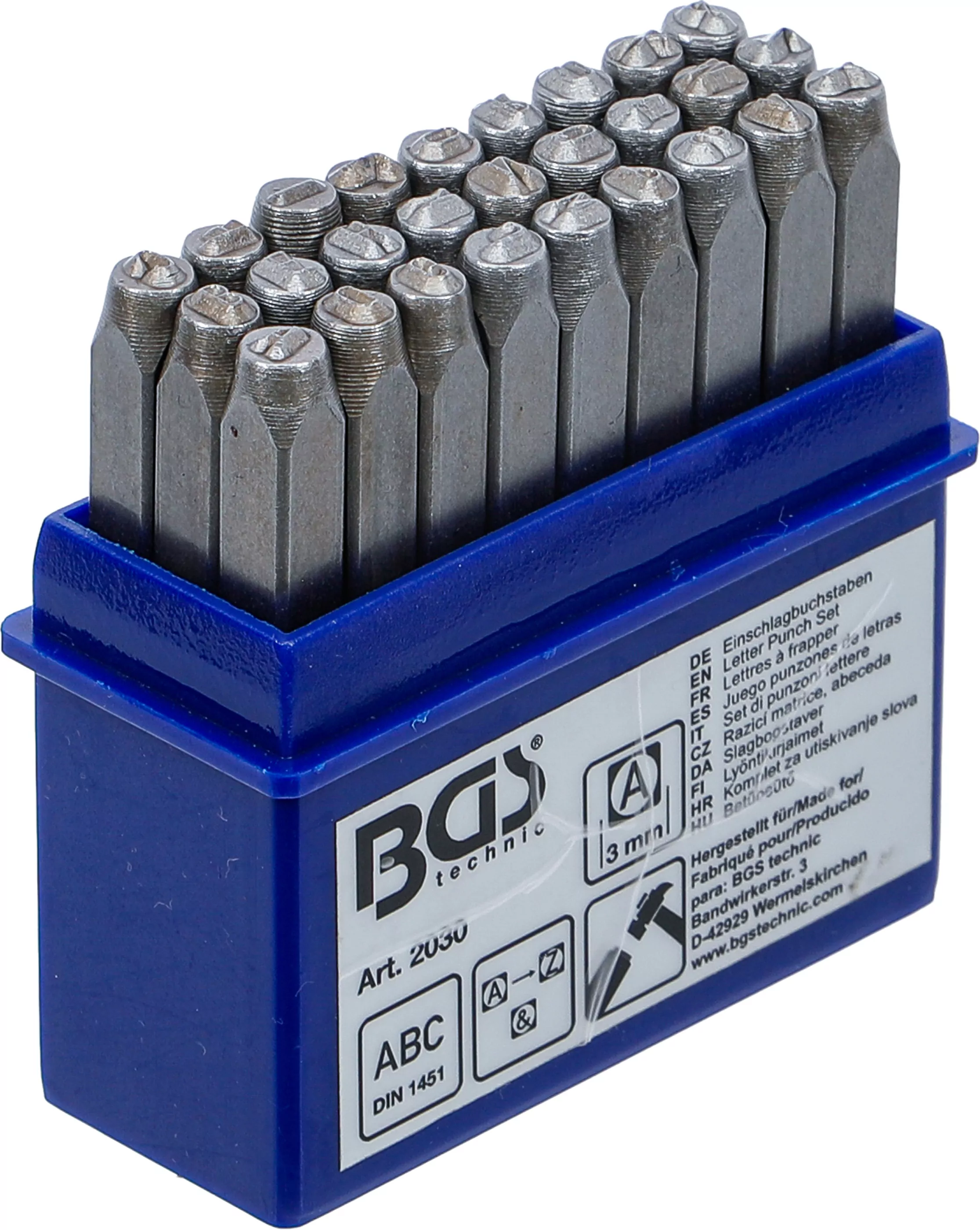 Einschlagbuchstaben | 3 mm