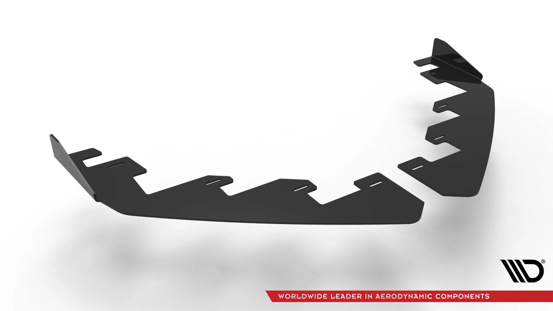 Front Stoßstange Flaps Für VW Scirocco R Mk3 Schwarz Hochglanz