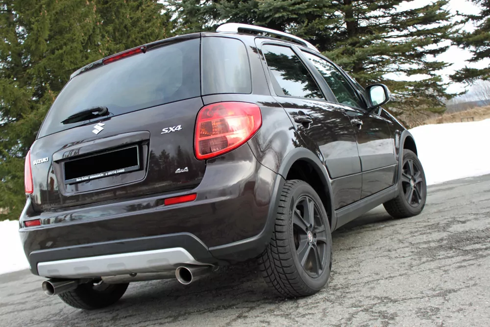 Suzuki SX4 - 4x4  Endschalldämpfer Ausgang rechts/links - 1x90 Typ 25 rechts/links