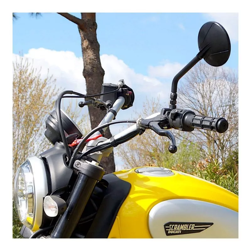 FAR Lenkerspiegel Flexi 7701 | Universal | E-geprüft | M8, M10x1.25