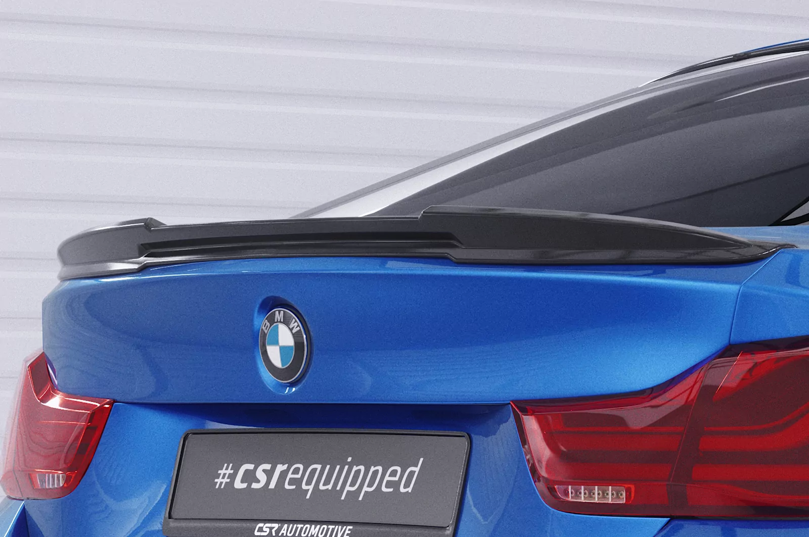 Heckflügel mit ABE für BMW 4er F36 Gran Coupe HF984 Schwarz Strukturiert