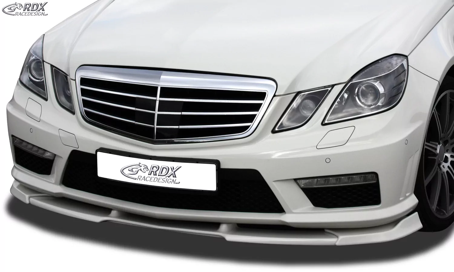 RDX Frontspoiler VARIO-X für MERCEDES E-Klasse W212 AMG 2009-2013 Frontlippe Front Ansatz Vorne Spoilerlippe