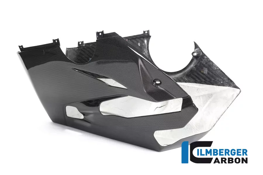 Ilmberger Carbon Verkleidungsunterteil für Akrapovic Slip On Auspuff für Ducati Panigale V4 / V4S ab 2018