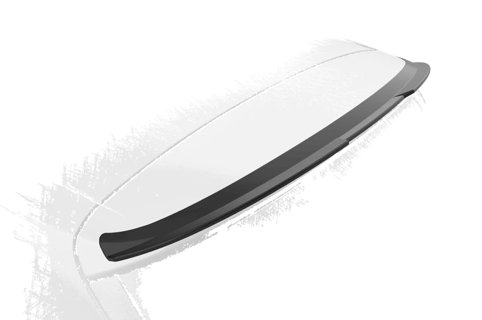 Heckflügel mit ABE für Ford S-Max 2. Gen HF910 Schwarz Strukturiert