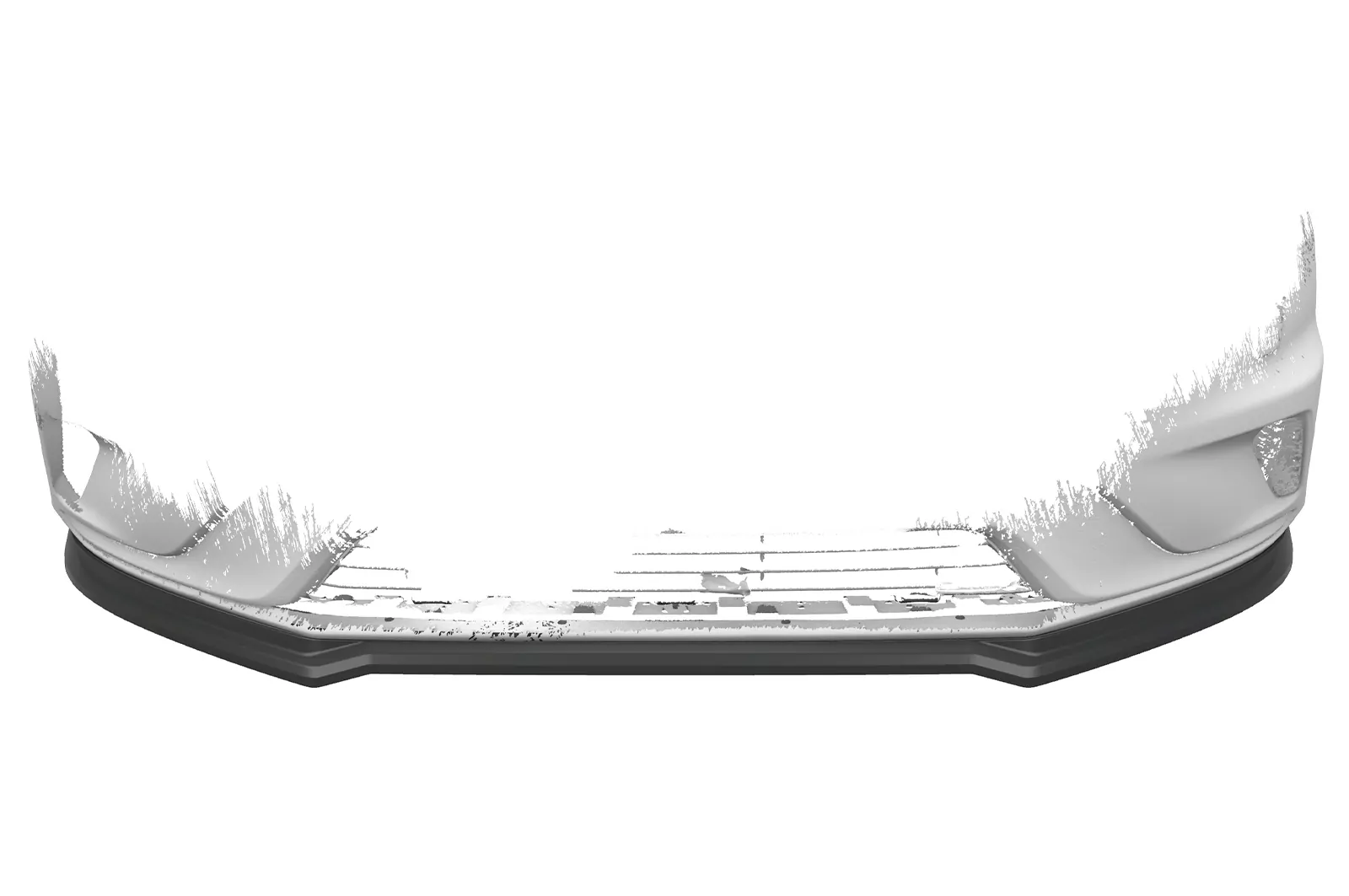 Cup-Spoilerlippe mit ABE für Volvo V40 R-Design CSL611 Schwarz Strukturiert