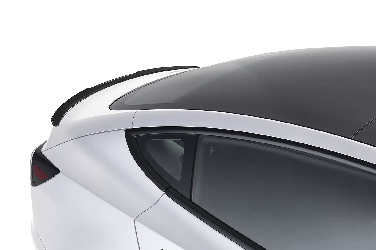 Heckflügel mit ABE für Tesla Model 3 HF792 Strukturiert (schwarz matt)