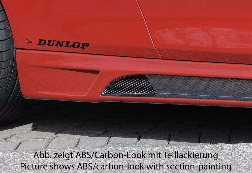 Rieger Seitenschweller rechts    carbon look für BMW 4er F33  (3C) Cabrio 07.15- (ab Facelift) LCI