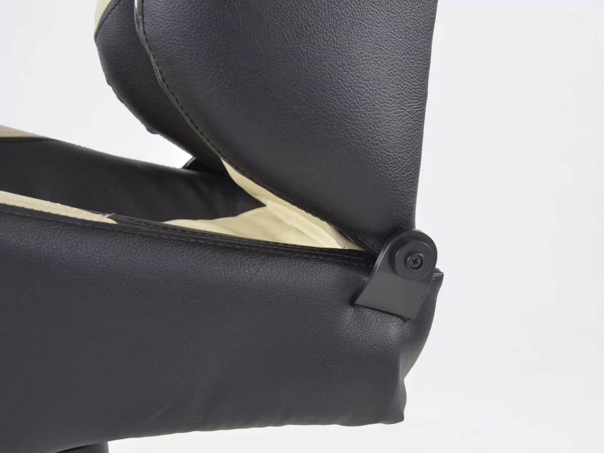 FK Sportsitz Bürodrehstuhl Baltimore schwarz/beige Chefsessel Drehstuhl Bürostuhl