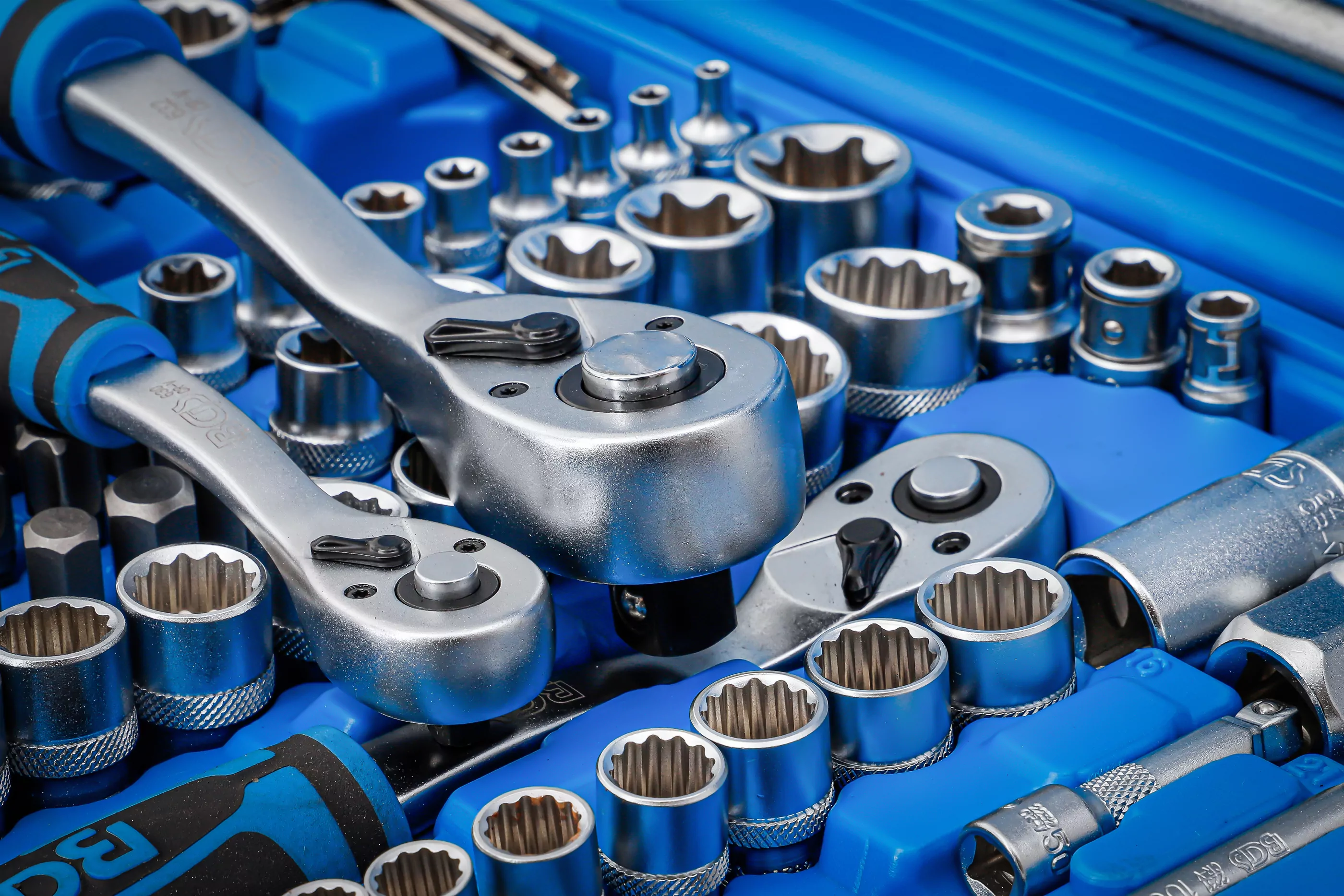 Steckschlüssel-Satz Zwölfkant | Antrieb 6,3 mm (1/4") / 10 mm (3/8") / 12,5 mm (1/2") | 192-tlg.