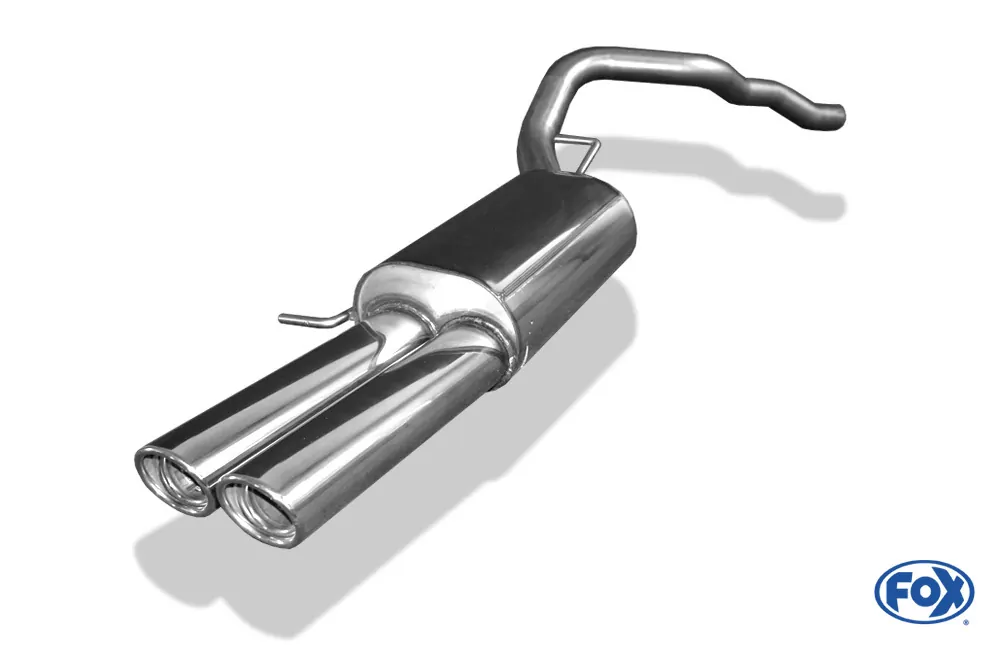 VW Bus T5/ T6  Endschalldämpfer - 2x88x74 Typ 33