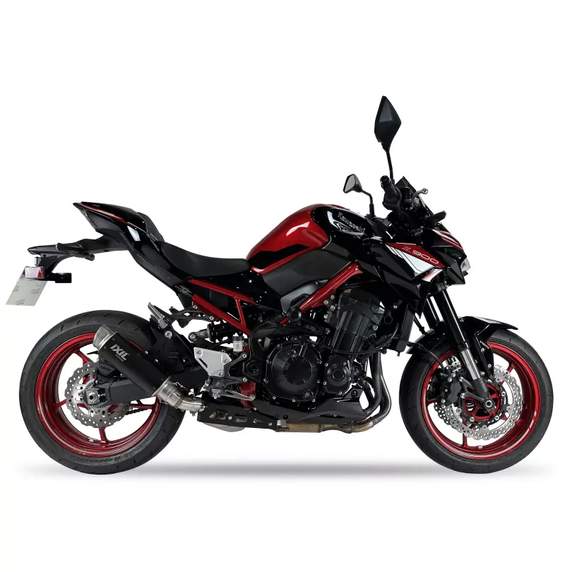 IXIL RC3B Stainless Steel Black muffler Kawasaki Z 900 20- (ZR900F), E-marked .