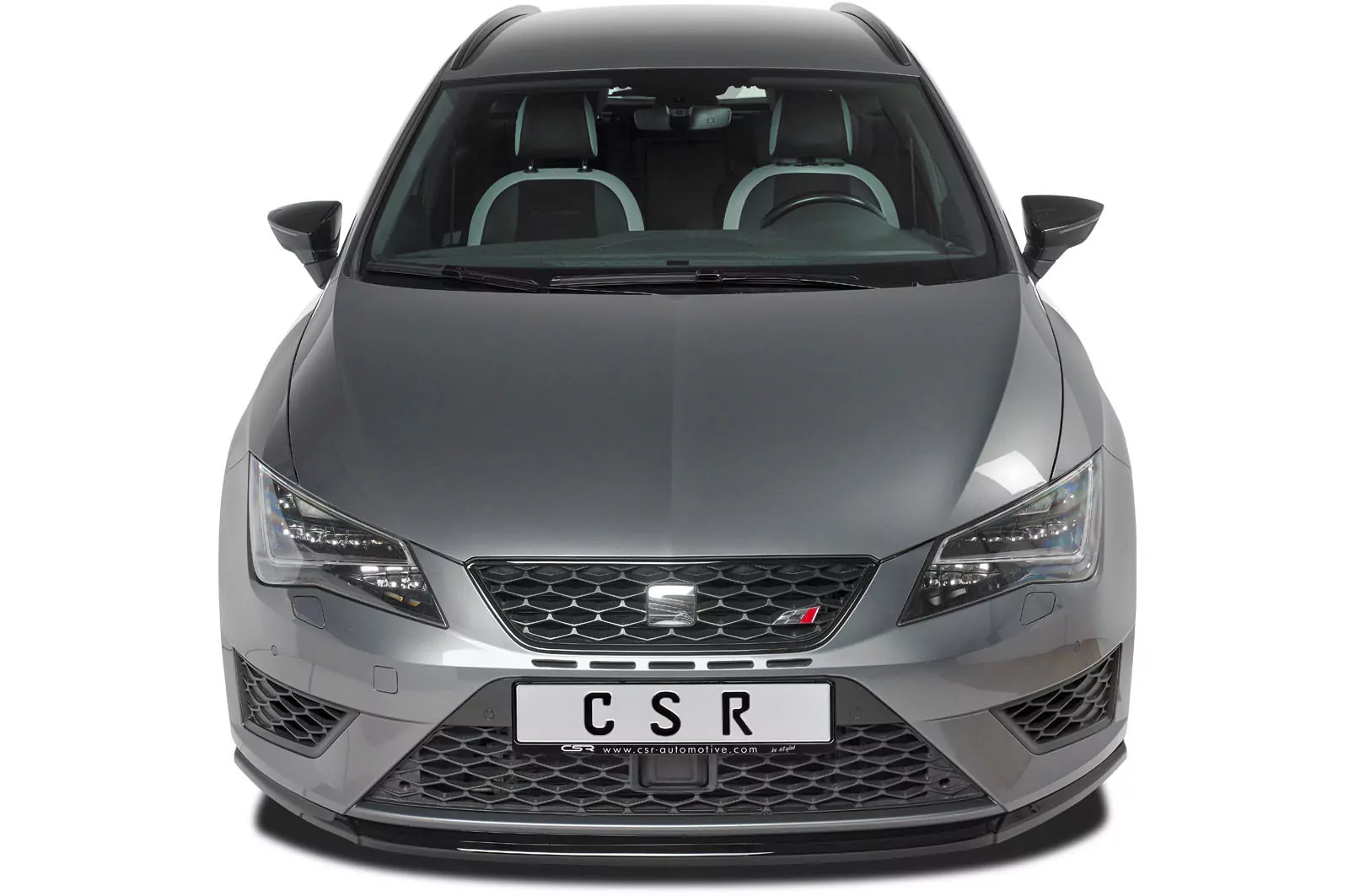 Cup-Spoilerlippe mit ABE für Seat Leon III 5F Cupra/FR CSL391-M Carbon Look (matt)