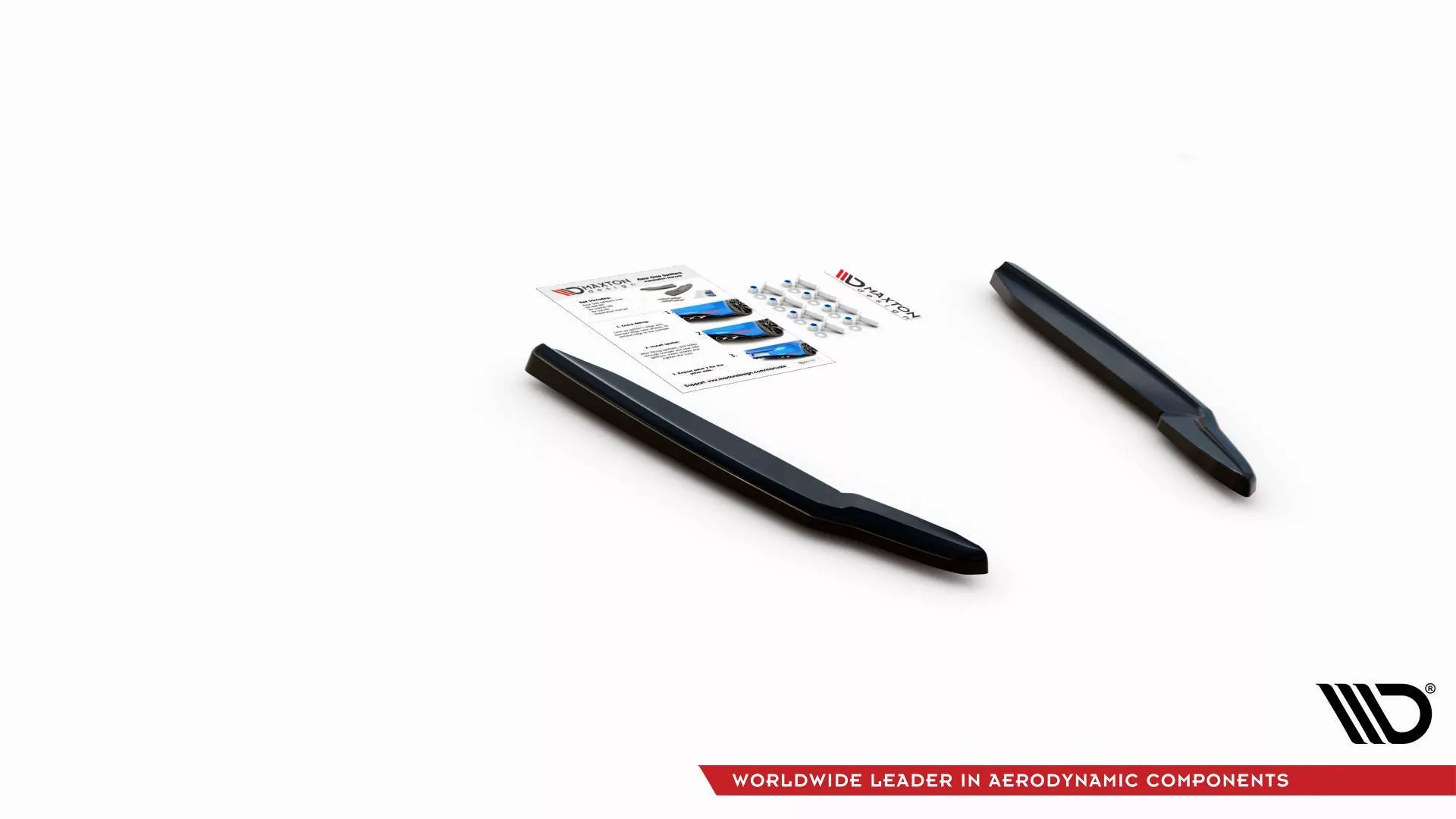 Heck Ansatz Flaps Diffusor Für BMW 6er GT G32 M-Paket Schwarz Hochglanz