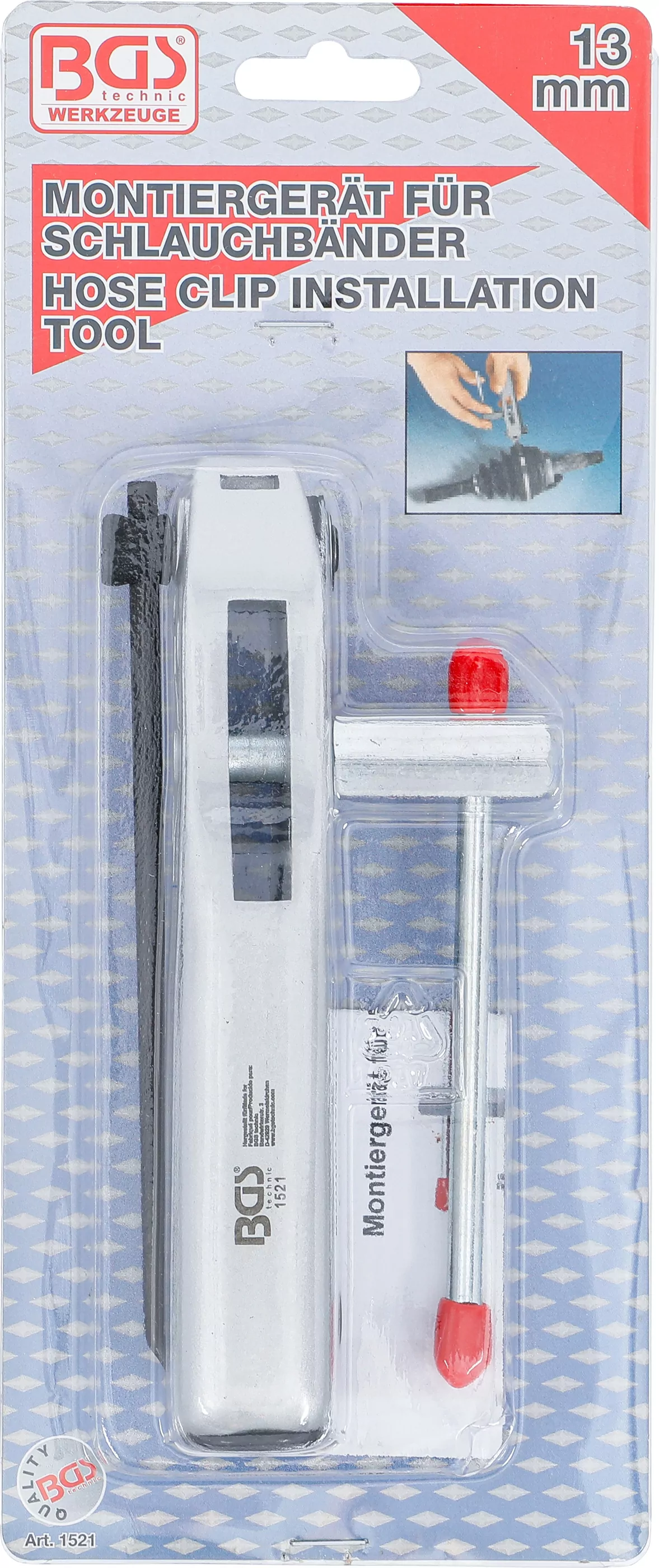 Montiergerät für Schlauchbänder