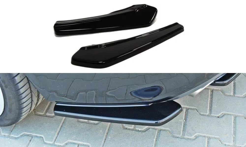 Heck Ansatz Flaps Diffusor Passend Für Diffusor Passend Für AUDI A5 S-LINE Schwarz Hochglanz Schwarz Hochglanz
