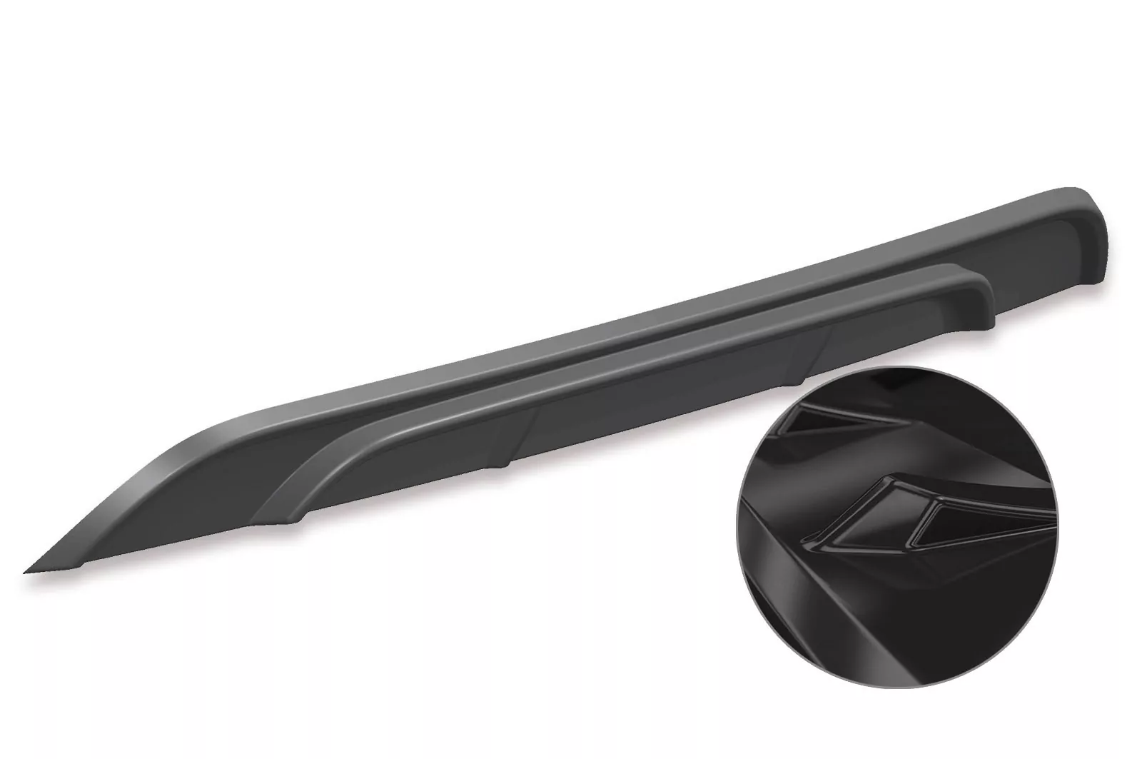 Heckansatz für VW up! (vor Facelift) Glossy (schwarz hochglanz)