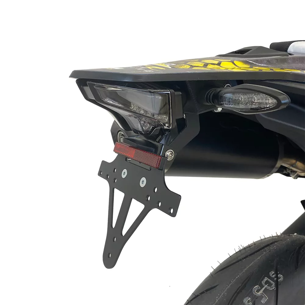 alpha Technik Kennzeichenhalter für KTM 690SMC R; Typ KTM690LC4; Modelljahr 2019-