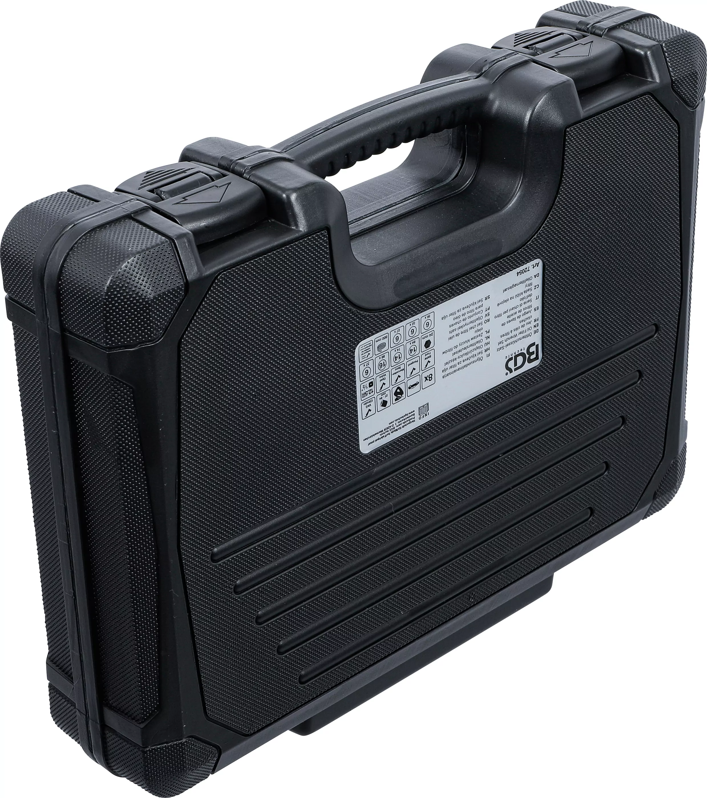 Ölfilterschlüssel-Satz | mit Ölfilter-Ablassschlauch | für VAG, BMW, Citroën, Peugeot, Ford, Mercedes-Benz, Opel, Volvo | 8-tlg.