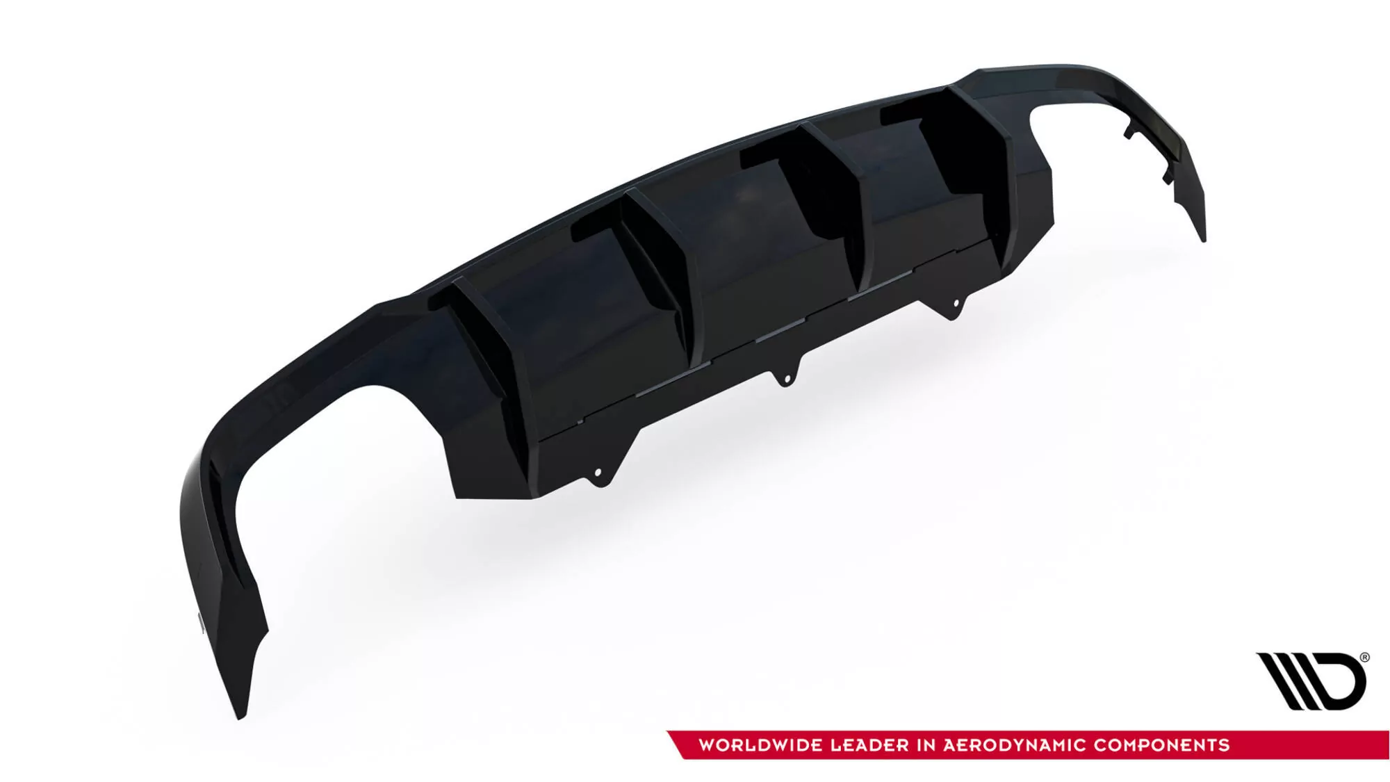 Diffusor Heck Ansatz V.2 Für Audi A6 / A6 C7 S-line/ S6 C7 Facelift Schwarz Hochglanz